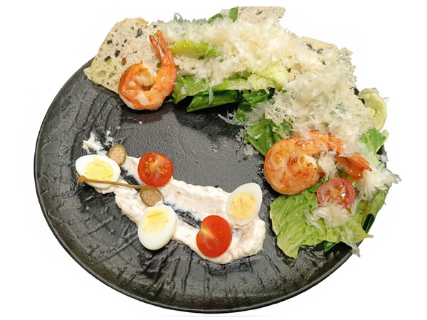 Купить с доставкой Цезарь с креветками 230 гр. в Лисках